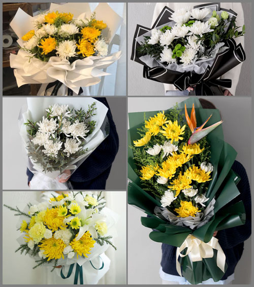 四川德阳旌阳区新中镇白事花束代送